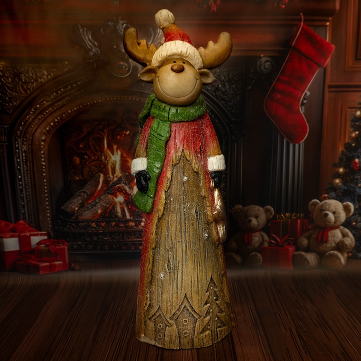 FIGURKA DEKORACYJNA RENIFER-OY022-23632 1