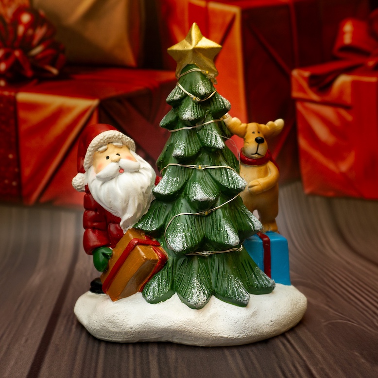 Mikołaj z choinką i reniferem-OY0642318-15.5 1