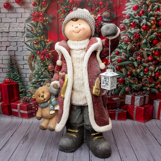 CHŁOPIEC Z LATARNIĄ I RENIFEREM-20585 1