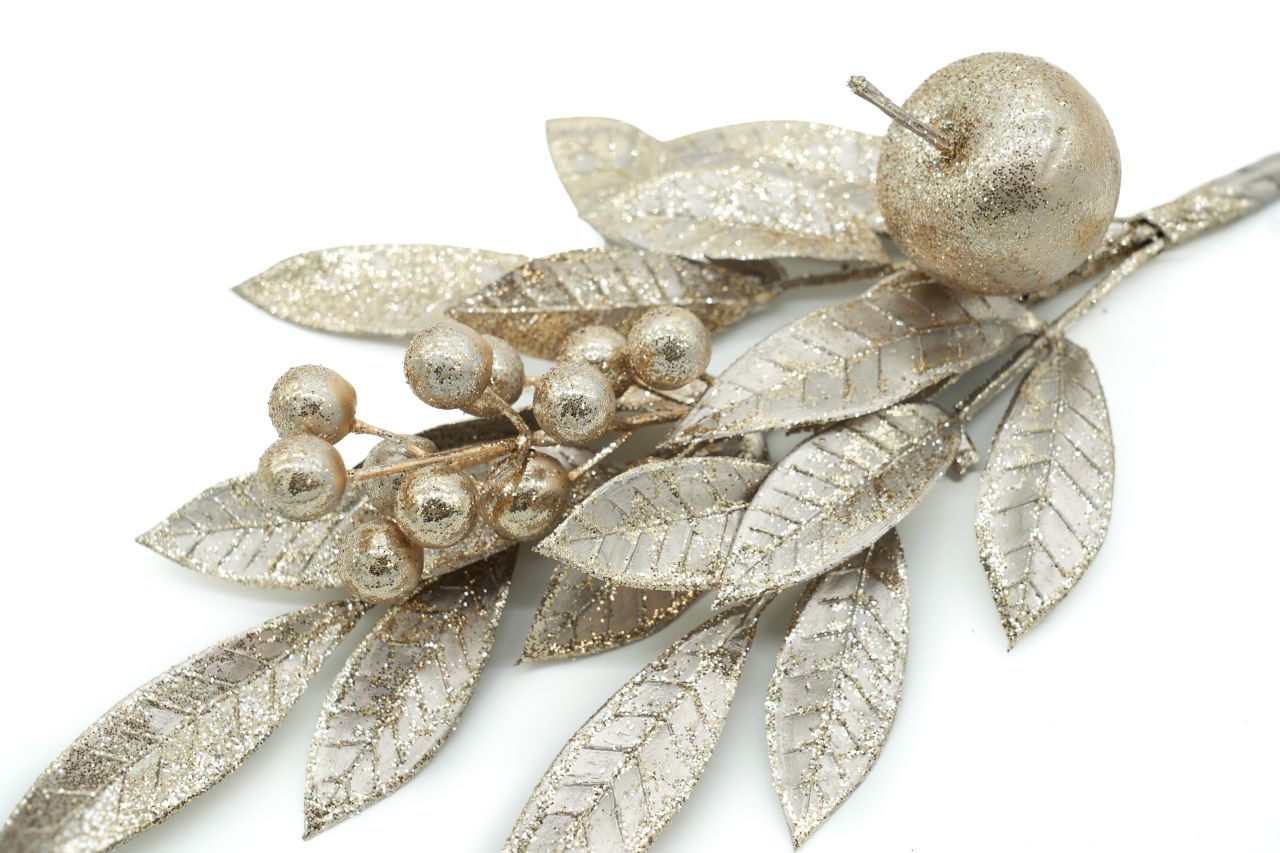 GAŁĄZKA LIŚĆ+JABŁKO  - KWZ1723 1